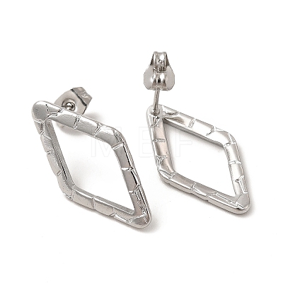 304 Stainless Steel Stud Earrings for Women EJEW-I281-36P-1