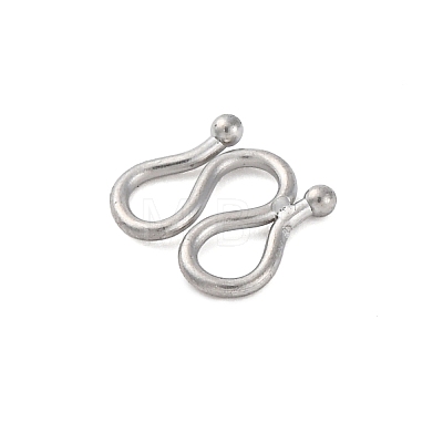 304 Stainless Steel S-Hook Clasps STAS-R157-01P-01-1