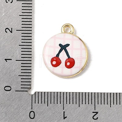 Printed Alloy Pendants ENAM-F160-03B-G-1
