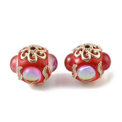 Handmade Polymer Clay Indonesia Beads PY-CBAAA14-11KCG-B01-1