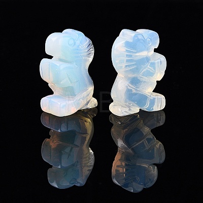 Synthetic Opalite Horse Figurine DJEW-N005-01A-1