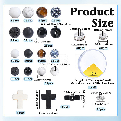 DIY Beads Bracelets Making Kit DIY-PA0001-78-1
