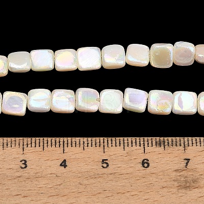 Electroplated Natural Freshwater Shell Beads Strands SH-CBA93AD-05-1