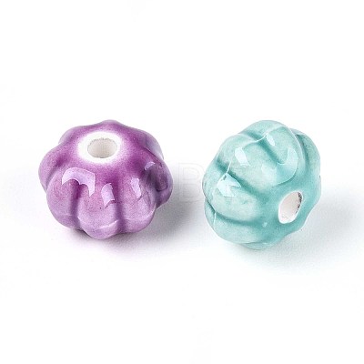 Handmade Porcelain Ceramic Beads PORC-T133-26M-1