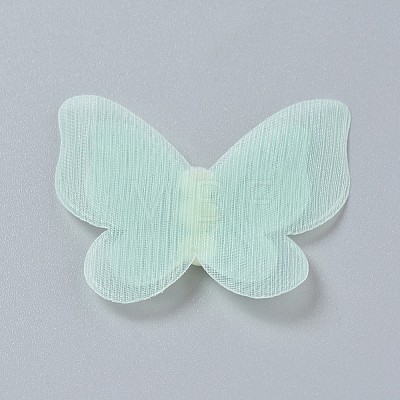 Butterfly Organza Ornaments AJEW-WH0079-F05-1