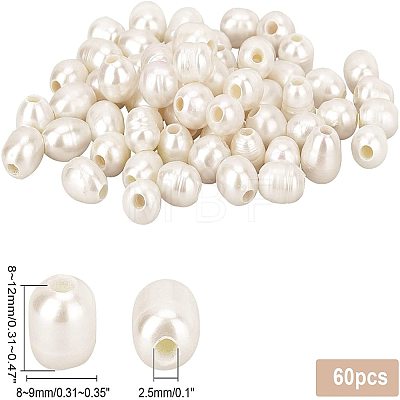  Grade B Natural Cultured Freshwater Pearl Beads PEAR-NB0001-24-1