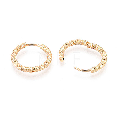 304 Stainless Steel Hoop Earrings STAS-T074-26G-1