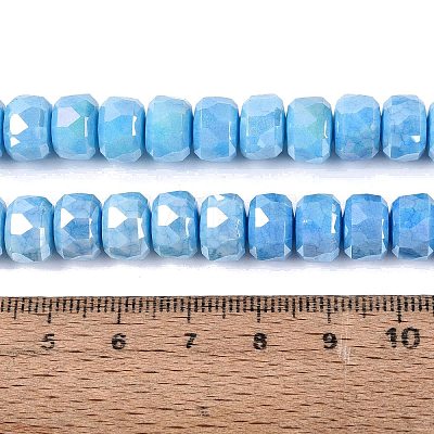 Anti-Tarnish Electroplate Glass Beads Strands GLAA-T025-10mm-11U-1