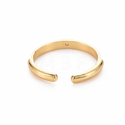 Brass Enamel Cuff Rings RJEW-T016-24G-NF-1