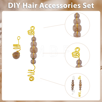 3 Sets DIY Hair Accessories Set FIND-FH0001-38-1