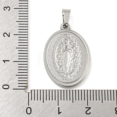 Non-Tarnish 304 Stainless Steel Pendants STAS-B071-02A-18P-1