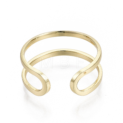 Brass Cuff Finger Rings X-RJEW-N030-003-NF-1