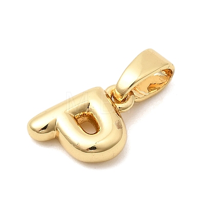 Brass Letter Charms KK-G554-22G-P-1