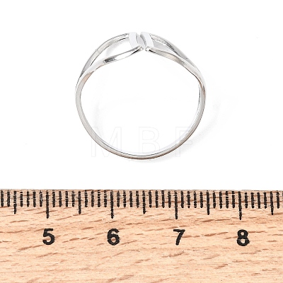304 Stainless Steel Cuff Open Rings RJEW-P188-02H-P-1