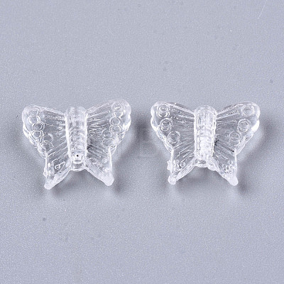 Transparent Acrylic Beads X-MACR-T036-10-1
