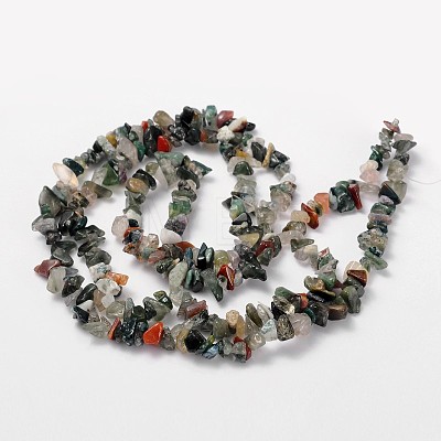Natural Indian Agate Beads Strands F066-1