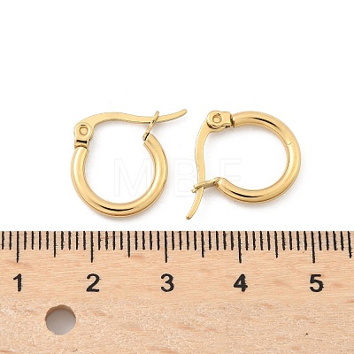 Ion Plating(IP) 304 Stainless Steel Hoop Earrings X-EJEW-N0016-11G-A-1