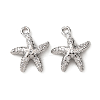 Brass with Cubic Zirconia Pendants KK-L270-07P-1