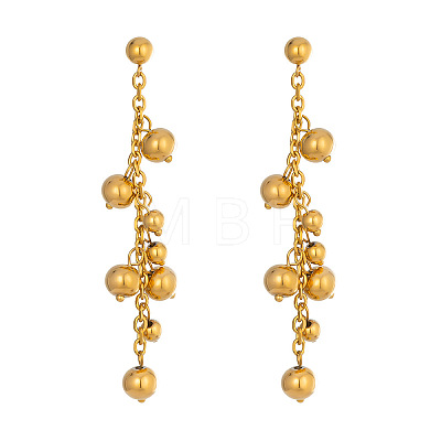 Women's 304 Stainless Steel Dangle Earrings JU0194-1