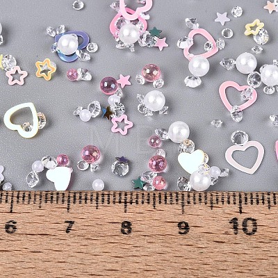 Plastic & Resin & Glass Shining Nail Art Glitter MRMJ-T080-13H-1
