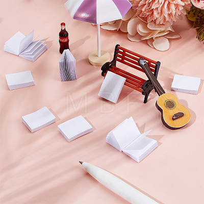 60Pcs Mini Paper Book AJEW-HY0002-48-1