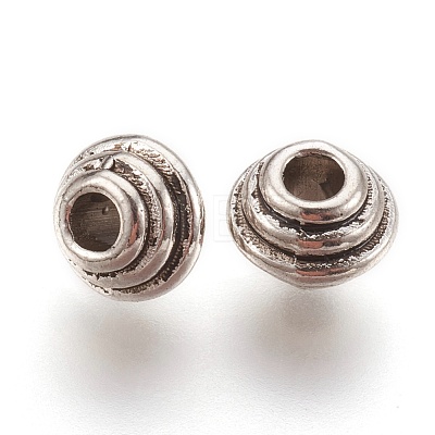 Tibetan Style Alloy Spacer Beads LF5166Y-NF-1
