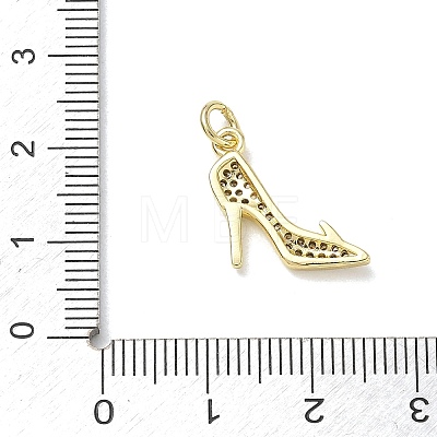 Brass with Crystal Rhinestone Charms RB-CBA6830-07G-03-1