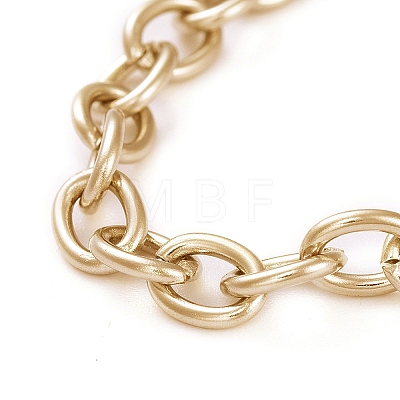 Unisex 304 Stainless Steel Cable Chain Bracelets X-BJEW-P245-39G-1