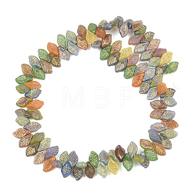 Baking Paint Glass Beads GL-CBA4370-08-1