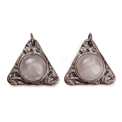 Natural Rose Quartz Pendants GG-CBACC2B-04R-04-1