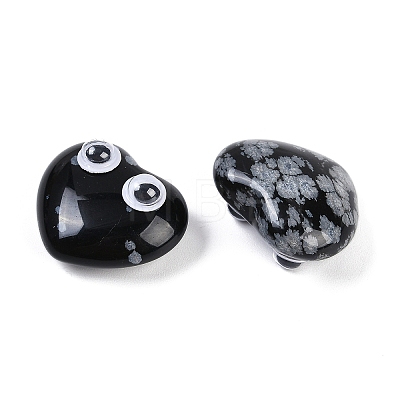 Natural Snowflake Obsidian Figurines G-H073-01C-1