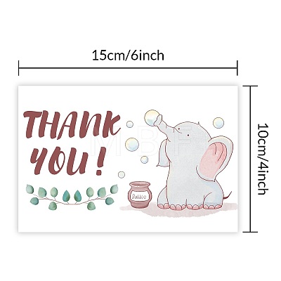 SUPERDANT Thank You Theme Cards and Paper Envelopes DIY-SD0001-01C-1
