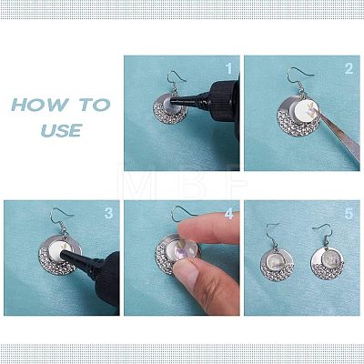 DIY Geometry Dangle Earring Making Kits FIND-CA0004-70-1
