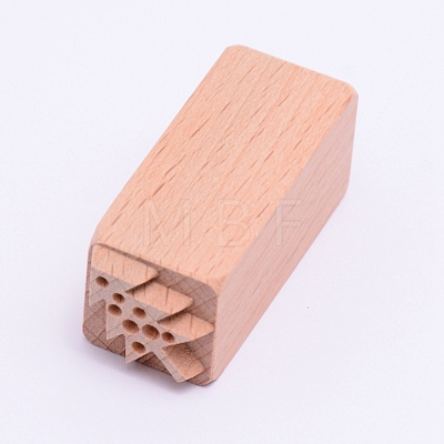 Wooden Stamps DIY-WH0189-61B-1