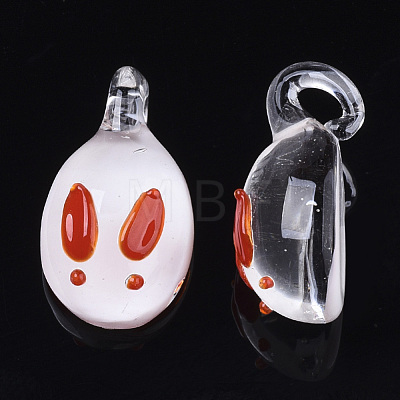 Handmade Lampwork Pendants LAMP-N021-002-1