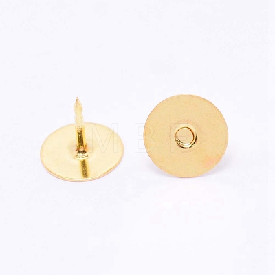 Environment-friendly Brass Head Pins KK-WH0034-50G-1
