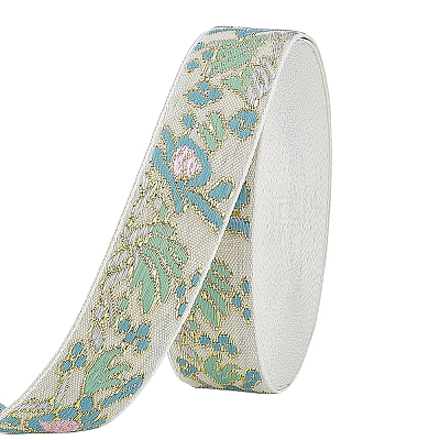 10Yard Vintage Jacquard Polyester Ribbon OCOR-PH0036-41-1