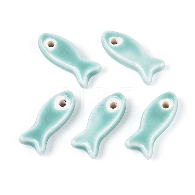 Handmade Porcelain Ceramic Beads PORC-T134-01E-1