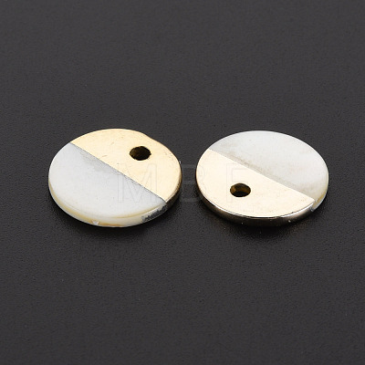 Natural Freshwater Shell Charms SHEL-T018-32A-1