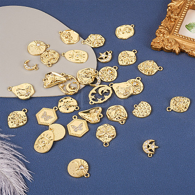 32pcs 16 style Alloy Pendants FIND-TA0001-73-1