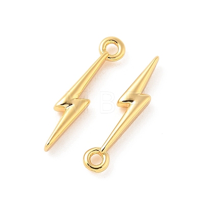 SHEGRACE Brass Lightning Bolt Charms XGR0168G-106G-1