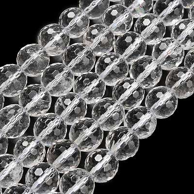Natural Quartz Crystal Beads Strands G-C280-B14-10mm-1