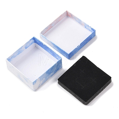 Gradient Color Square Cardboard Jewelry Boxes CBOX-A010-01A-03-1