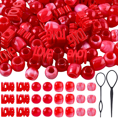 1Bag Plastic Hair Braiding Tool FIND-PA0001-61-1