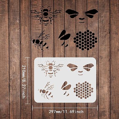 Large Plastic Reusable Drawing Painting Stencils Templates DIY-WH0202-136-1