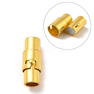 Brass Locking Tube Magnetic Clasps MC078-M-1