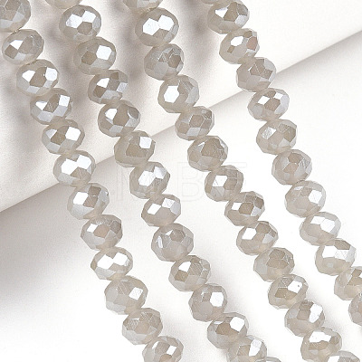 Electroplate Glass Beads Strands EGLA-A044-J1mm-A10-1