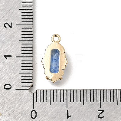 Brass Glass Charms KK-U061-10G-02-1