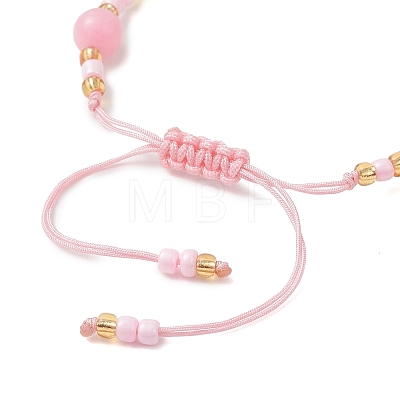 2Pcs 2 Colors Resin Charm Bracelets BJEW-MZ00281-1