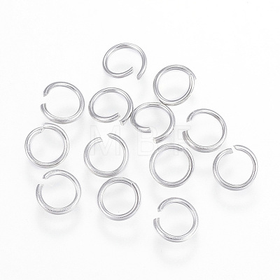 304 Stainless Steel Open Jump Rings STAS-F110-07P-1